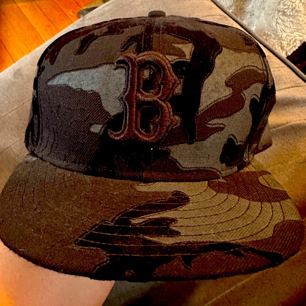 59FIFTY Red Sox Camo fitted cap